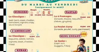 restaurant Nini's - Menu du mardi au vendredi midi