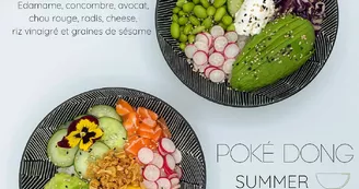 Copie de Copie de Copie de Grey Simple Poke Bowl Food Menu Instagram Post